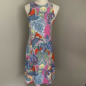 Womens‎ Lauren Ralph Lauren Paisley fitted Dress Small
